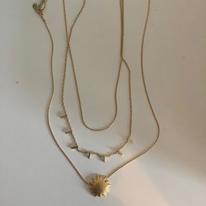 Madewell layered necklaces